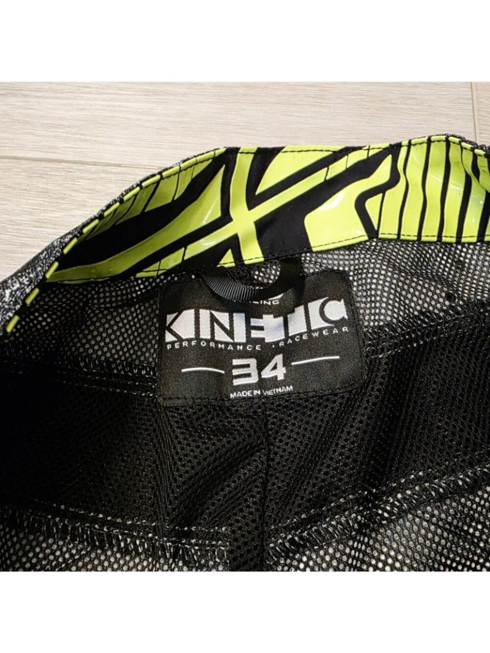 FLY Racing Motocross Kinetic Riding Pants MX Sz 34 Comfort/Protection Yellow/Blk - Picture 6 of 8